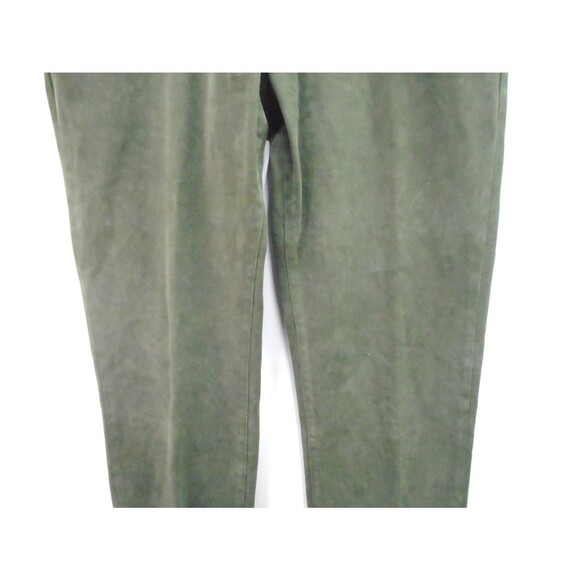 Vintage Indigo Palms Tommy Bahama Jeans Mens Size 38 x32 Soft Denim Army Green - Picture 6 of 11